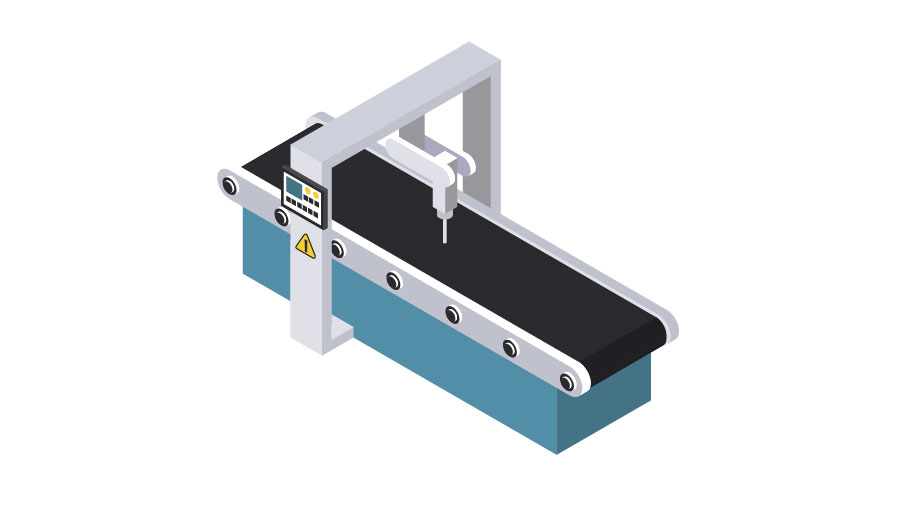 Conveyor belt lines